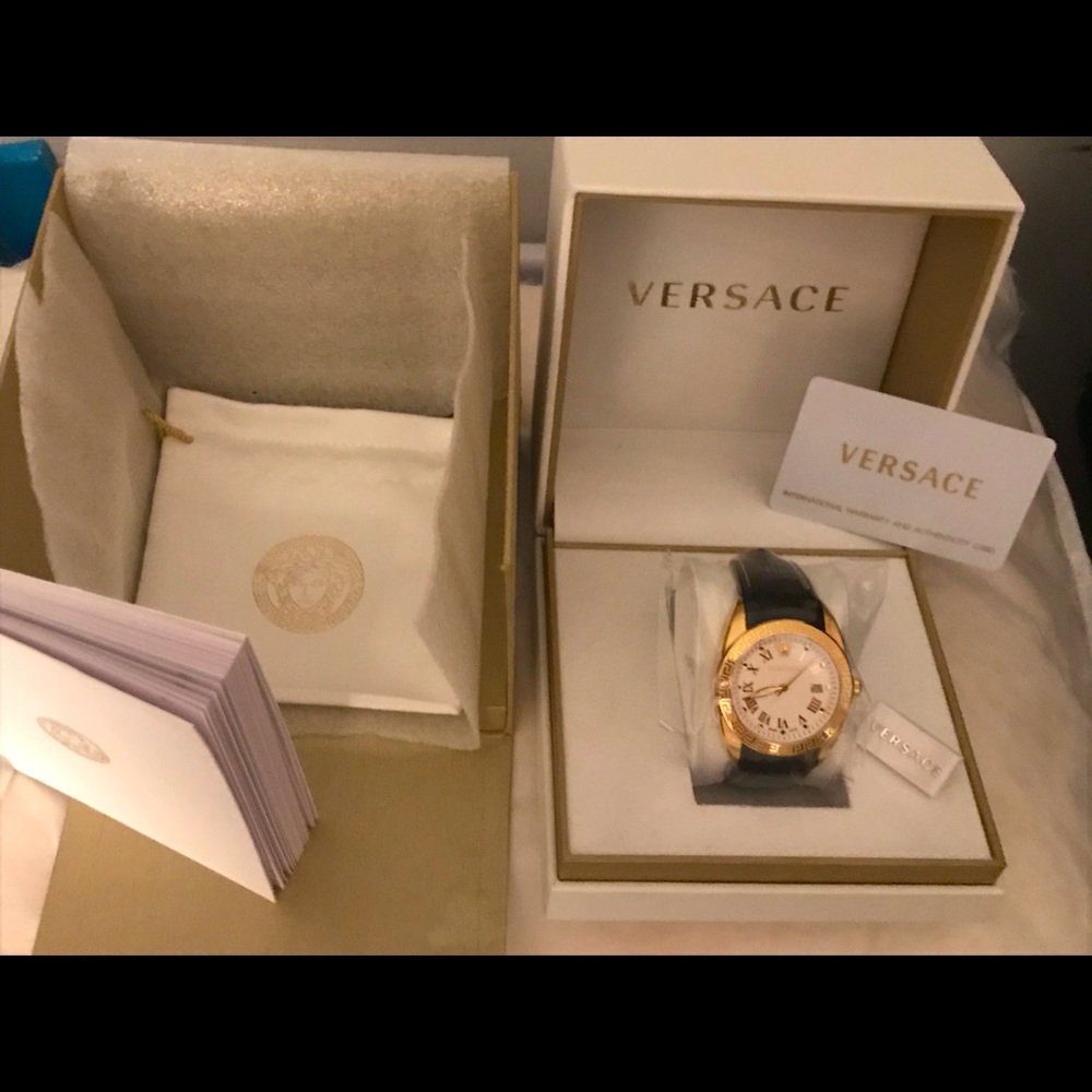 Mens Versace watch V-Sport IP NWT - Picture 11 of 12